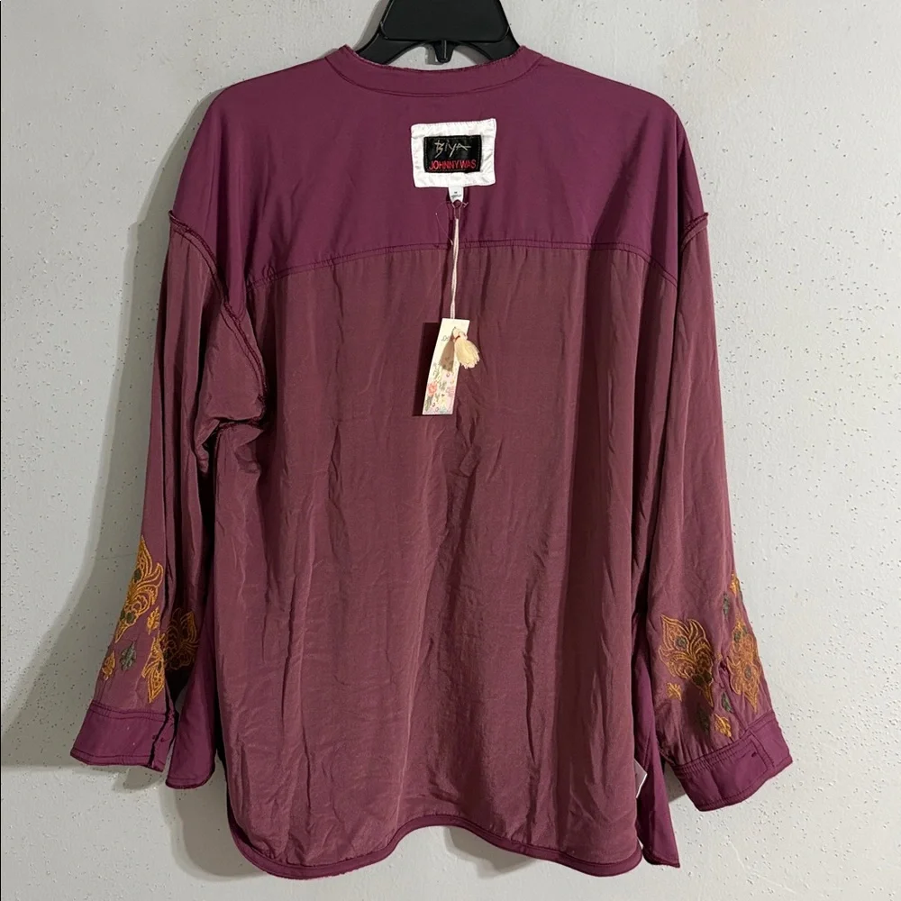 NWT Johnny Was Purple and Mauve Top. Belinda Tunic Sybill - Picture 9 of 12
